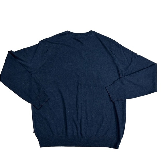 Men's DKNY XL 46 - 48 Crewneck Sweater Navy Blue Logo Lorimer Long Sleeve NWT - Picture 5 of 11